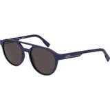 Lacoste L 6008S 424 53 Erkek Oval Lacivert Kemik Güneş Gözlüğü - Mavi