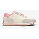 Lacoste L-Spin Stripe Sole Kadın Bej Spor Ayakkabı - 06C-Bej
