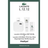Lacoste L1212 Blanc EDP 100 ml Erkek Parfümü + 75 Gr Deo-Stick + 100 ml Duş Jeli Hediyeli Set