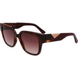 Lacoste L6044SN-214 54 Kadın Güneş Gözlüğü - Havana Kahve