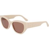 Lacoste L6047SN-264 54 Kadın Güneş Gözlüğü - Şeffaf Gri