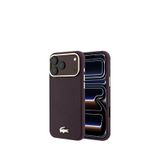 Lacoste Lacoste Iphone 18 Pro Logolu Magsafe Uyumlu Telefon Kılıfı - Bordo