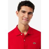 Lacoste Men's Classic Fit Polo T-Shirt Erkek Polo Yaka Tişört Kırmızı