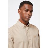 Lacoste Men's Regular Fit Beige Shirt Normal Kesim Erkek Gömlek Bej - 45