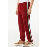 Lacoste Mens Regular Fit Monogram Red Sweatpants Erkek Dokuma Eşofman Altı Kırmızı - XL