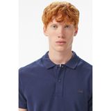 Lacoste Men's Regular Fit Polo T-Shirt Erkek Şerit Detaylı Polo Yaka Tişört Lacivert