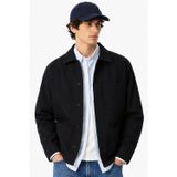 Lacoste Men's Relaxed Fit Jacket Rahat Kesim Ornanik Pamuk Kadife Düğmeli Erkek Ceket Lacivert