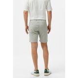 Lacoste Men's Slim Fit Bermuda Shorts Erkek Dar Kesim Keten Bermuda Şort Gri