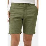 Lacoste Men's Slim Fit Bermuda Shorts Erkek Dar Kesim Keten Bermuda Şort Yeşil