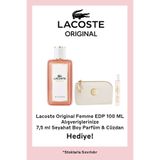 Lacoste Original Femme 100 ml Kadın Parfüm + 7,5 ml Seyahat Boy Parfüm & Cüzdan Hediyeli Set
