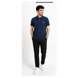 Lacoste Polo Lacivert Regular Fit Özel Logo