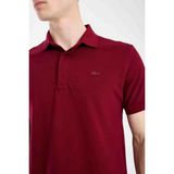Lacoste Polo Paris Bordo Regular Fit - 0 - Bordo - M