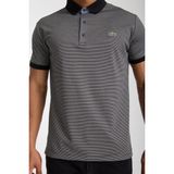 Lacoste Polo Siyah Çizgili Regular Fit