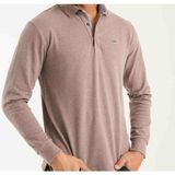 Lacoste Polo Uzun Kol Kahverengi Regular Fit - M