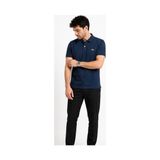 Lacoste Polo Yaka Lacivert Regular Fit Metal Logo