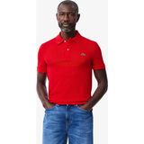 Lacoste Polo Yaka Slim Fit Erkek T-Shirt - Kırmızı - 2XL