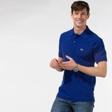 Lacoste Polo Yaka Slim Fit Erkek T-Shirt - Saks - XL