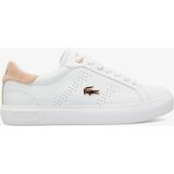 Lacoste Powercourt 2.0 Leather Womens Sneaker Hakiki Deri Kadın Günlük Spor Ayakkabı Beyaz