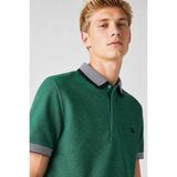 Lacoste Regular Fit Polo T-Shirt Erkek Polo Yaka Tişört Yeşil - M - L
