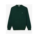 Lacoste Regular Fit Yeşil Bisiklet Yaka Erkek Kazak Rahat Kullanım İçin Tasarlandı