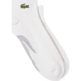 Lacoste Short Cotton Sport Socks Örme Logo Havlu içli Tekli Patik Çorap Erkek Beyaz