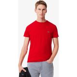 Lacoste Slim Fit Basic Erkek T-Shirt - 2XL - Kırmızı