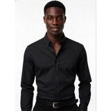 Lacoste Slim Fit Pamuk Paris Gömlek - Siyah - 2XL