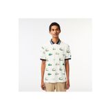Lacoste Sport Erkek Classic Fit Baskılı Beyaz Polo