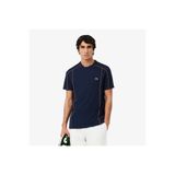 Lacoste SPORT Erkek Regular Fit Bisiklet Yaka Baskılı Lacivert T-Shirt