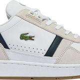 Lacoste SPORT T-Clip Hakiki Deri Erkek Beyaz Sneaker