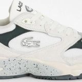 Lacoste Storm 96 Lo Vintage Hakiki Deri Erkek Beyaz Sneaker