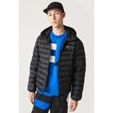 Lacoste Syntehic Fill Jacket Sabit Kapüşonlu Erkek Şişme Mont Siyah - 52