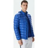 Lacoste Synthetic Fill Jacket Gizlenebilir Kapişonlu Şişme Erkek Mont Mavi