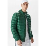 Lacoste Synthetic Fill Jacket Gizlenebilir Kapişonlu Şişme Erkek Mont Yeşil - 50
