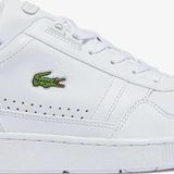 Lacoste T-Clip Hakiki Deri Erkek Beyaz Sneaker
