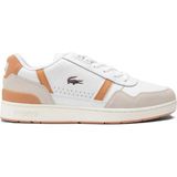 Lacoste T-Clip Leather Mens Sneaker Hakiki Deri Günlük Spor Ayakkabı Beyaz