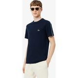 Lacoste TH0888-166 Erkek Tişört - Lacivert - 3XL