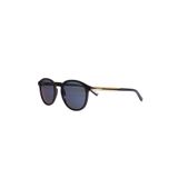 Lacoste Unisex Oval Güneş Gözlüğü, M, L 916S 424, Lacivert Kemik, üniseks-yetişkin