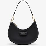 Lacoste Women's Casual Handbag Black 24*19*7 CM Ayarlanabilir Askılı Kadın Omuz Çantası Siyah