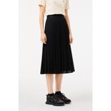Lacoste Women's Pleated Skirt Pileli Kadın Etek Siyah