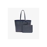Lacoste Zely Canvas Kadın Monogram Lacivert Omuz Çantası