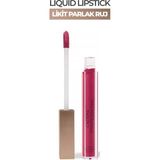 L'ACTONE Liquid Lipstick Shiny Wirginia Va-109 / Parlak Likit Ruj - 1 Adet Oje Hediyeli