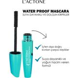 L'actone Suya Dayanıklı Hacim Veren Siyah Maskara - Naughty Water Proof Maskara - 1 Black