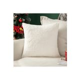 LadiesHome Peluş (RABBİT) Tavşan Yastık Kılıfı Ekru 45x45