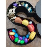 Ladijtal Harf Çikolata ve Macaronlu Kutu Seti 25cm - 1 Adet