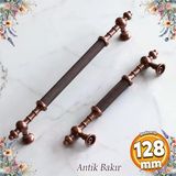 Ladin Eskitme Antik Bakır Metal 128 Mm Mobilya Mutfak Çekmece Dolap Dolabı Kulpu Kulbu Kulpları