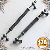 Ladin Eskitme Antik Gümüş Metal 128 Mm Mobilya Mutfak Çekmece Dolap Dolabı Kulpu Kulbu Kulpları