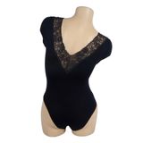 LADON VİSKON PENYE UZUN KOL DANTEL AGRAFLI BODY 204