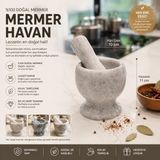Ladora Home Mermer Havan - Beyaz