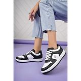 Lady Classy Unisex Ortopedik Kaymaz Kırılmaz Taban Konforlu Sneakers Spor Ayakkabı - Siyah-Gri